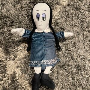 Wednesday Aadams Singing Plush Stuffed Doll Spooky Goth Music Theme Song